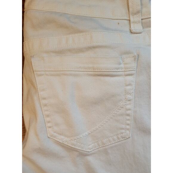 Sonoma Life Style Women Size 16 White Modern Capri Pants Jeans Mid Rise - Picture 7 of 12